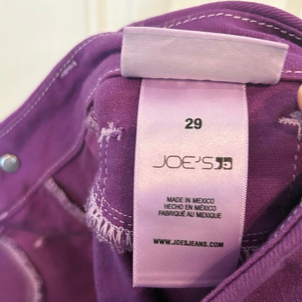 Joes‎ Jeans Purple Flawless High Rise Honey Curvy Cropped Boot Jeans Size 29 - Picture 7 of 8